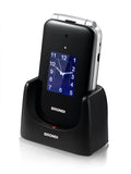 BRONDI AMICO SUPERVOICE NERO/SILVER – CELLULARE PER ANZIANI CON TASTI GRANDI, BASETTA DI RICARICA E TASTO SOS | TECNOSOLUZIONISHOP