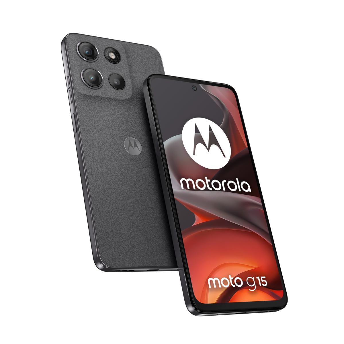 Motorola Moto G15 8+256GB 6.72" 4G Gravity Grey | Smartphone Dual SIM con Display FHD+, Fotocamera 50MP e Batteria 5000mAh