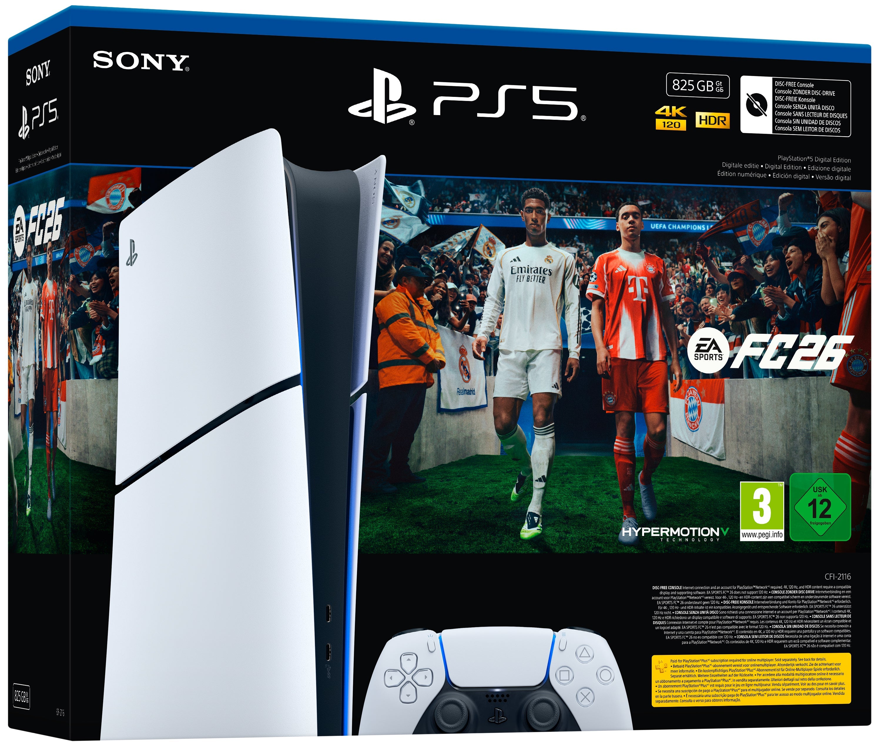 PLAYSTATION 5 CONSOLE 1TB STANDARD EDITION E CHASSIS WHITE + FC 26 | POTENZA, GRAFICA 4K E NUOVA GENERAZIONE DI GIOCO