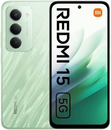 Xiaomi Redmi 15 8+128GB 6.9" 5G Ripple Green | Smartphone Dual SIM con Fotocamera 50MP e Rete 5G Ultra Veloce