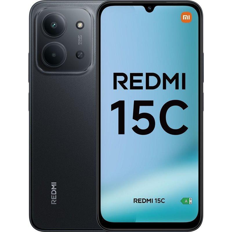 Xiaomi Redmi 15C 16+256GB 6.9" 4G Midnight Black DS EU | Smartphone Dual SIM con Fotocamera 50MP e Batteria 6000mAh
