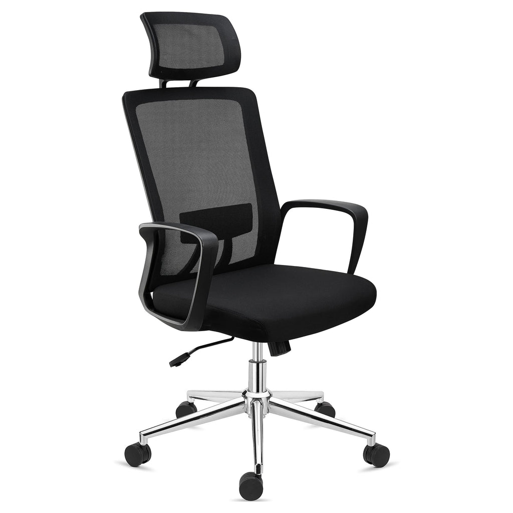 Sedia da Ufficio Ergonomica in Rete Anti‑Sudore – Regolabile in Altezza con Poggiatesta