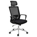 Sedia da Ufficio Ergonomica in Rete Anti‑Sudore – Regolabile in Altezza con Poggiatesta