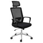 Sedia da Ufficio Ergonomica in Rete Anti‑Sudore – Regolabile in Altezza con Poggiatesta