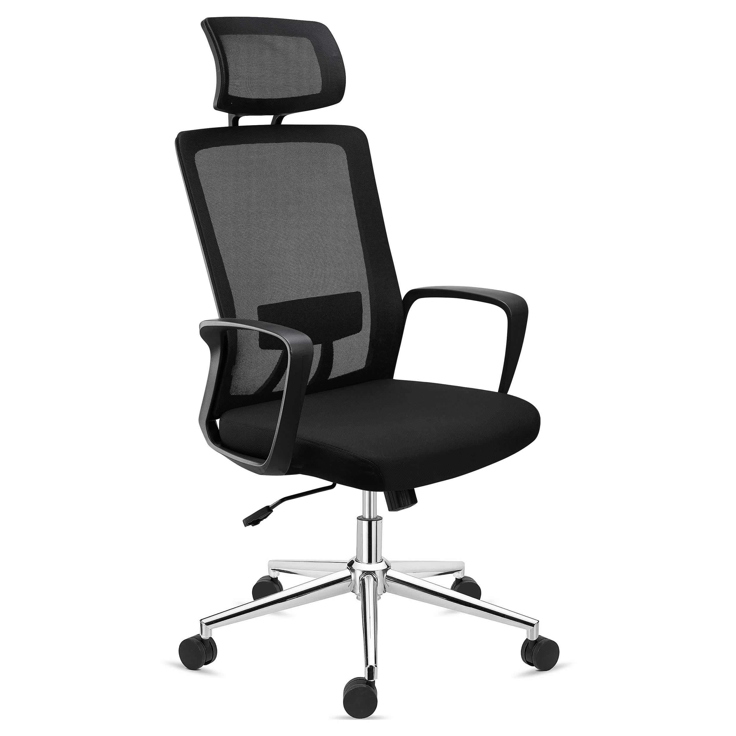 Sedia da Ufficio Ergonomica in Rete Anti‑Sudore – Regolabile in Altezza con Poggiatesta