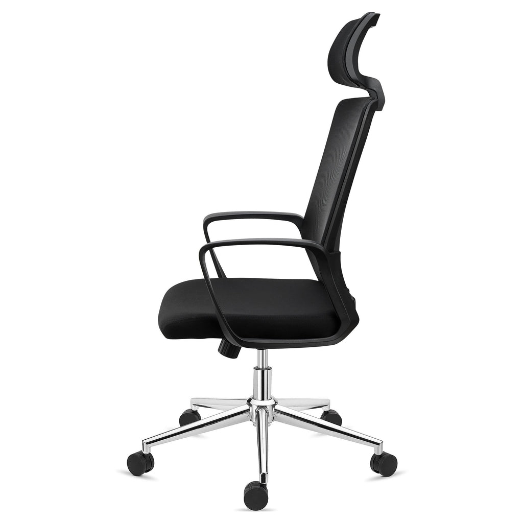 Sedia da Ufficio Ergonomica in Rete Anti‑Sudore – Regolabile in Altezza con Poggiatesta