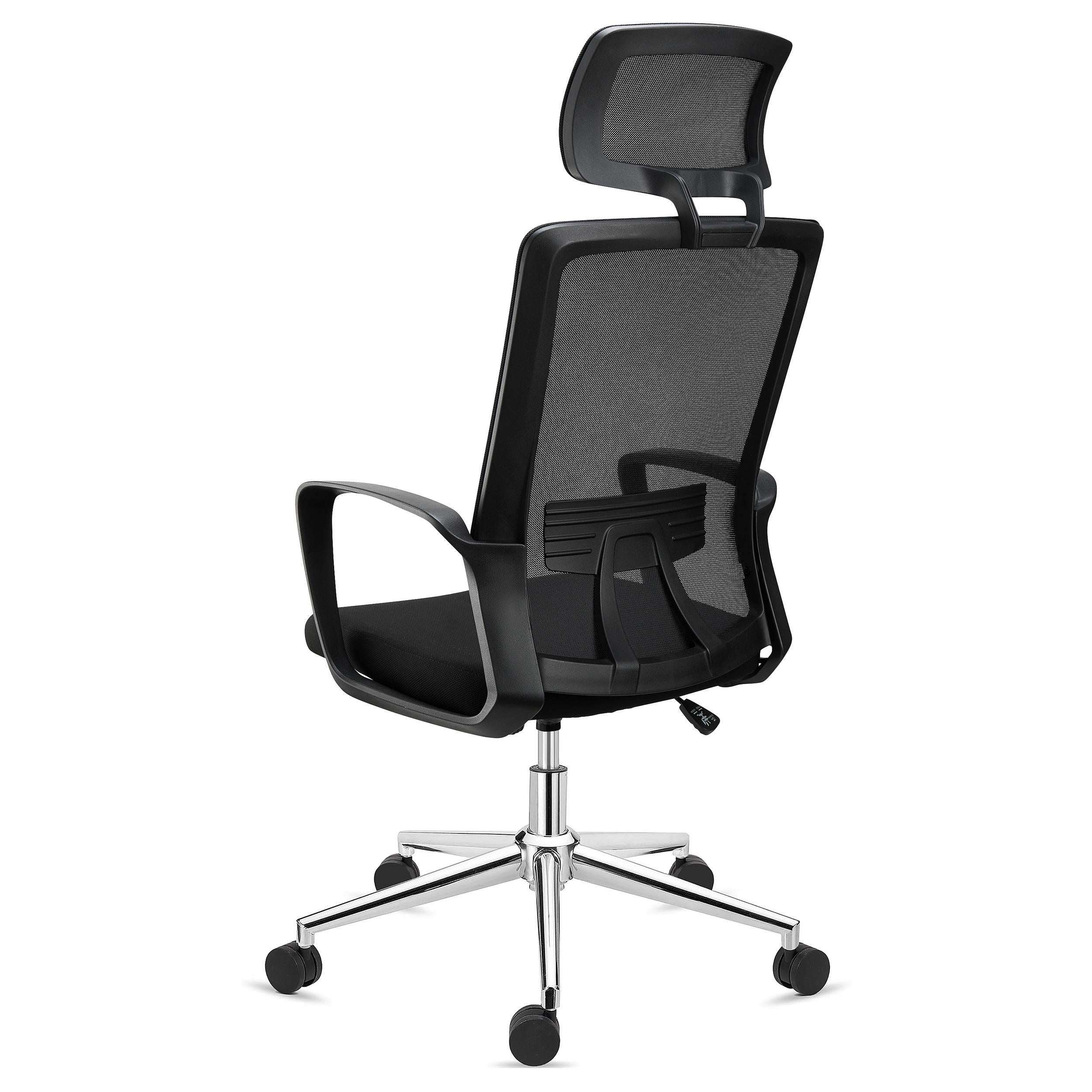 Sedia da Ufficio Ergonomica in Rete Anti‑Sudore – Regolabile in Altezza con Poggiatesta